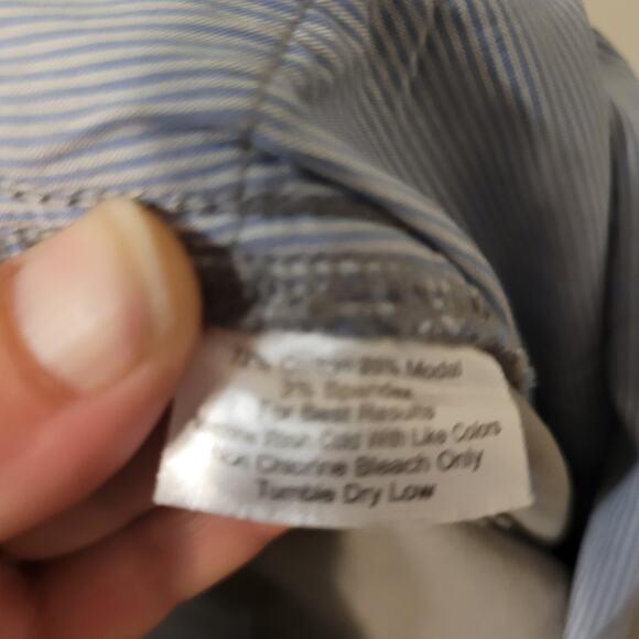 Peter Millar Straight Leg Pants Mens 30 Grey Mid Rise Pull On Pocket Stretch - Picture 8 of 8